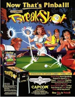 BREAKSHOT (Capcom) original flyer