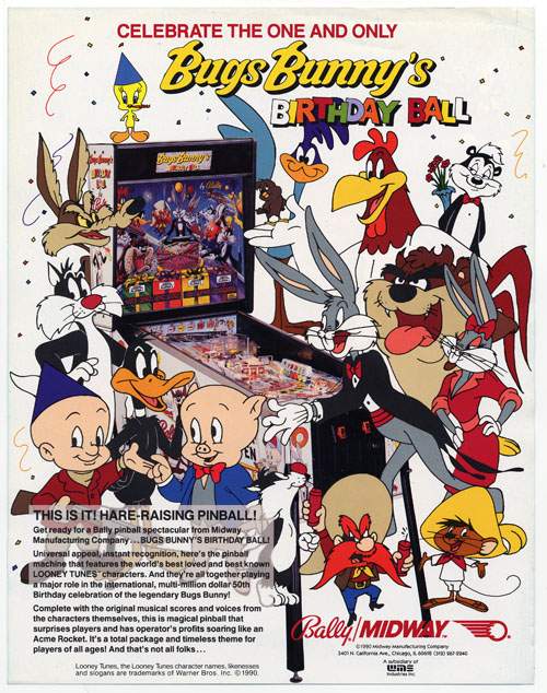 BUGS BUNNY (Bally) Flyer