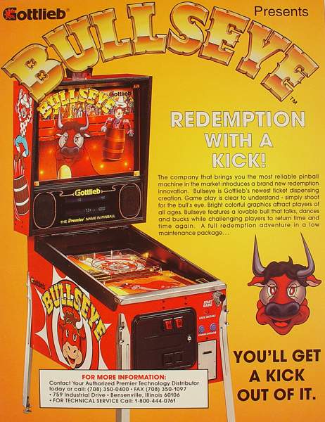 BULLSEYE (Gottlieb) Flyer