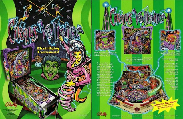 CIRQUS VOLTAIRE (Bally) Flyer