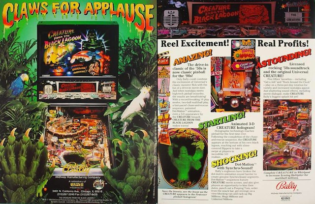 CREATURE BLACK LAGOON (Bally) flyer