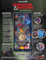 DUNGEONS & DRAGONS PRO (Stern) Flyer