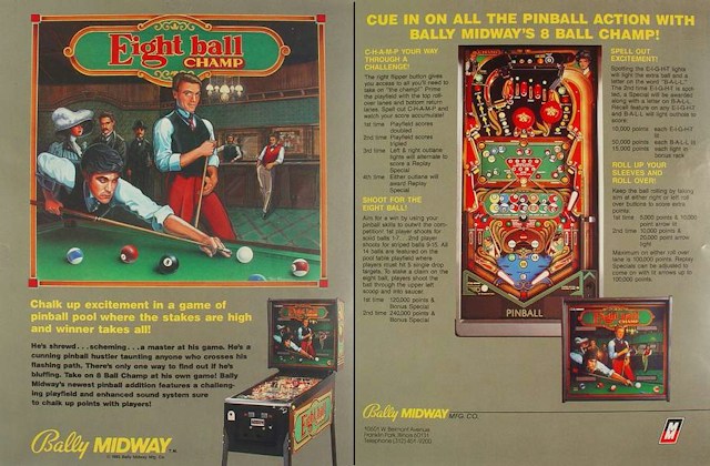 EIGHT BALL CHAMP (Bally) Flyer