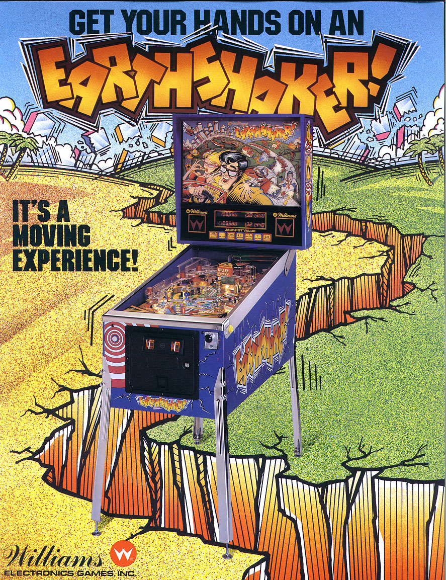 EARTHSHAKER (Williams) Flyer