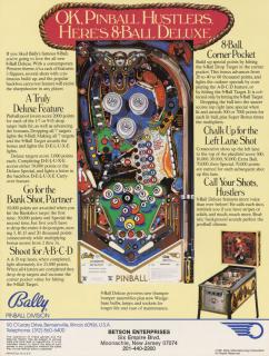 EIGHT BALL DELUXE (Bally) Flyer