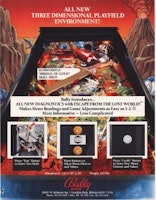 ESCAPE FROM LOST WORLD (Bally) Flyer