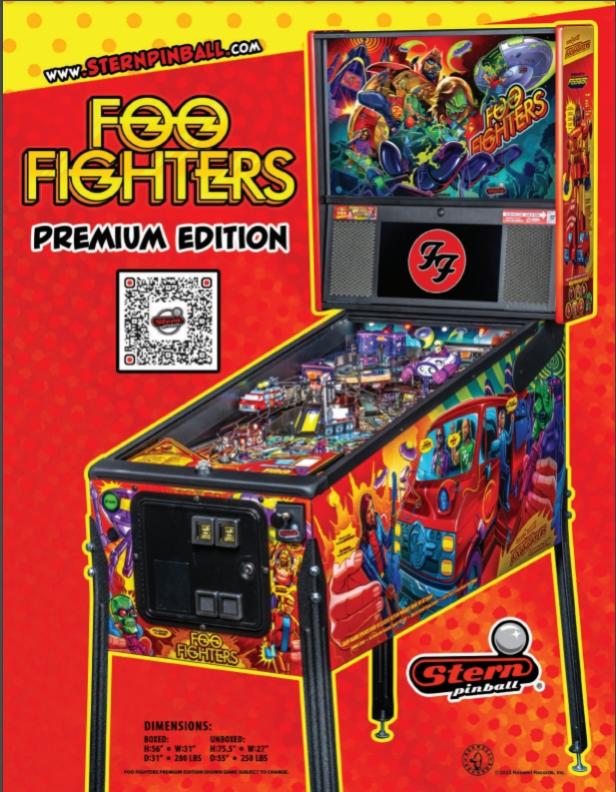 Foo Fighters (Stern) Premium Edition Flyer