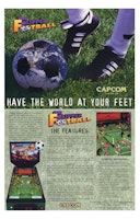 FLIPPER FOOTBALL (Capcom) Flyer