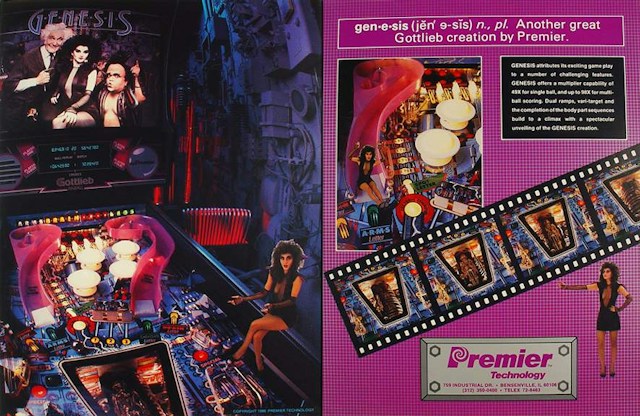 GENESIS (Gottlieb) Flyer