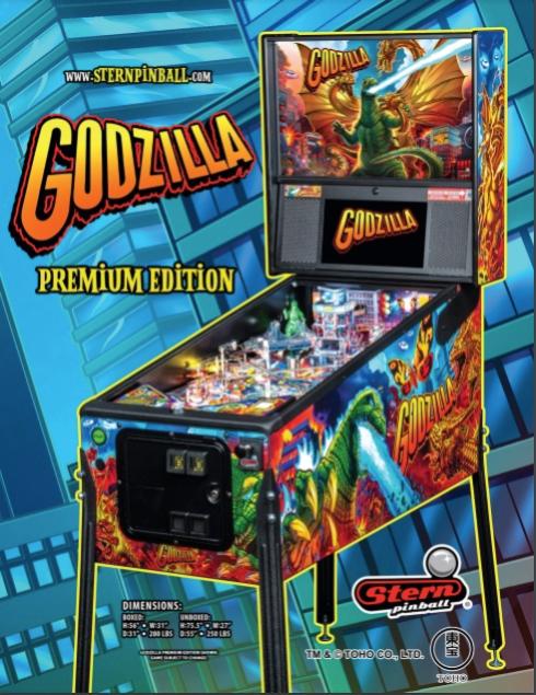 GODZILLA PREMIUM (STERN) FLYER