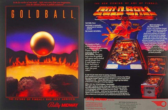 GOLD BALL (Bally) Flyer