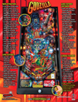 GODZILLA PRO (STERN) FLYER
