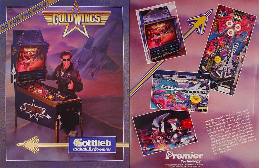 GOLD WINGS (Gottlieb) Flyer
