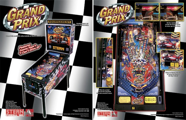 GRAND PRIX (Stern) Flyer