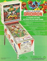 GRIDIRON (Gottlieb) Flyer