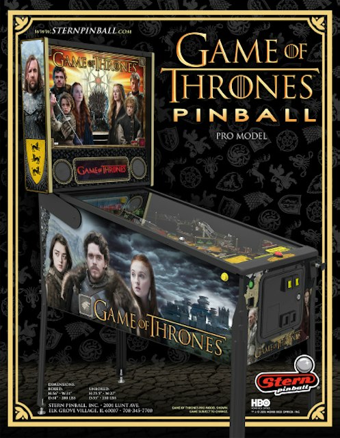 GAME OF THRONES PRO (Stern) Flyer
