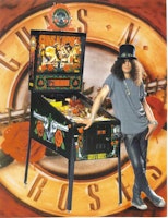 GUNS N ROSES (Data East) Flyer