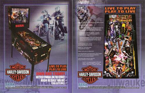 HARLEY DAVIDSON (Sega) Flyer