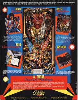 HEAVY METAL MELTDOWN (Bally) Flyer