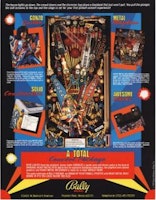HEAVY METAL MELTDOWN (Bally) Flyer