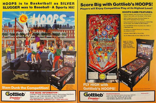 HOOPS (Gottlieb) Flyer