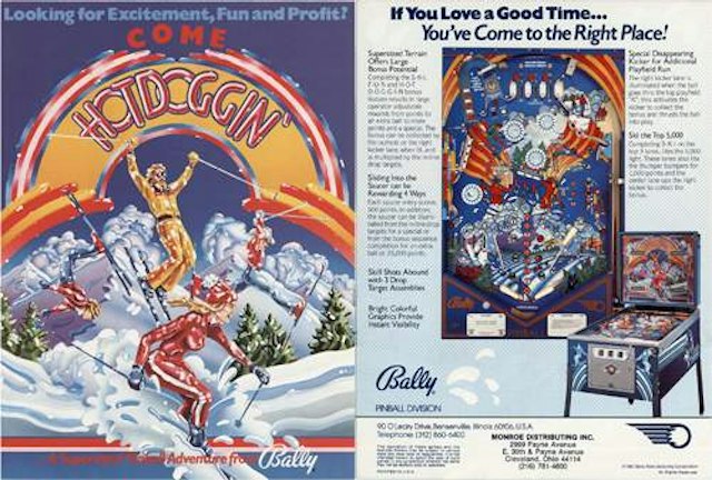 HOT DOGGIN (Bally) Flyer