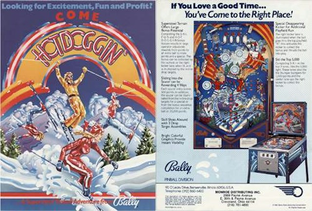 HOT DOGGIN (Bally) Flyer
