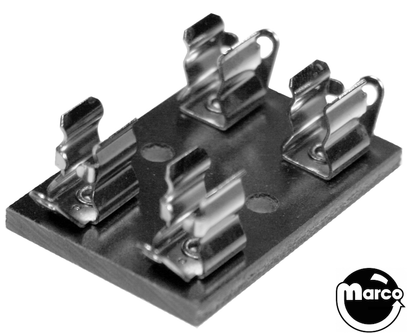 Surface mount fuse holder - double