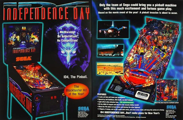 INDEPENDENCE DAY (Sega) Flyer