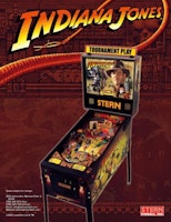 INDIANA JONES (Stern) Factory Flyer