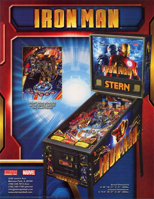 IRON MAN (Stern) Flyer