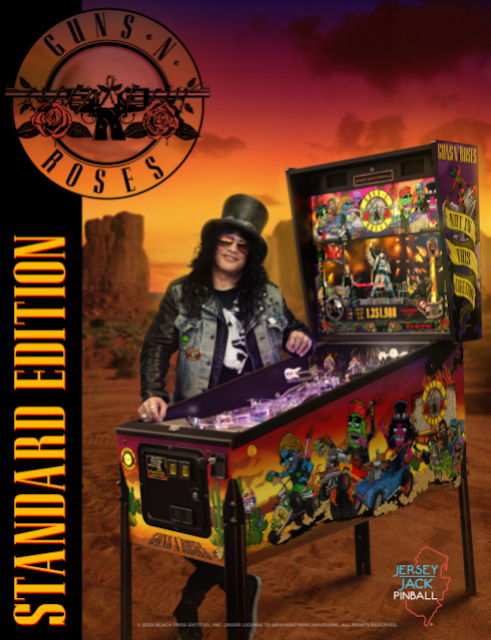 GUNS N ROSES SE (Jersey Jack Pinball) Flyer