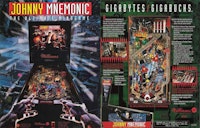 JOHNNY MNEMONIC (Williams) Flyer