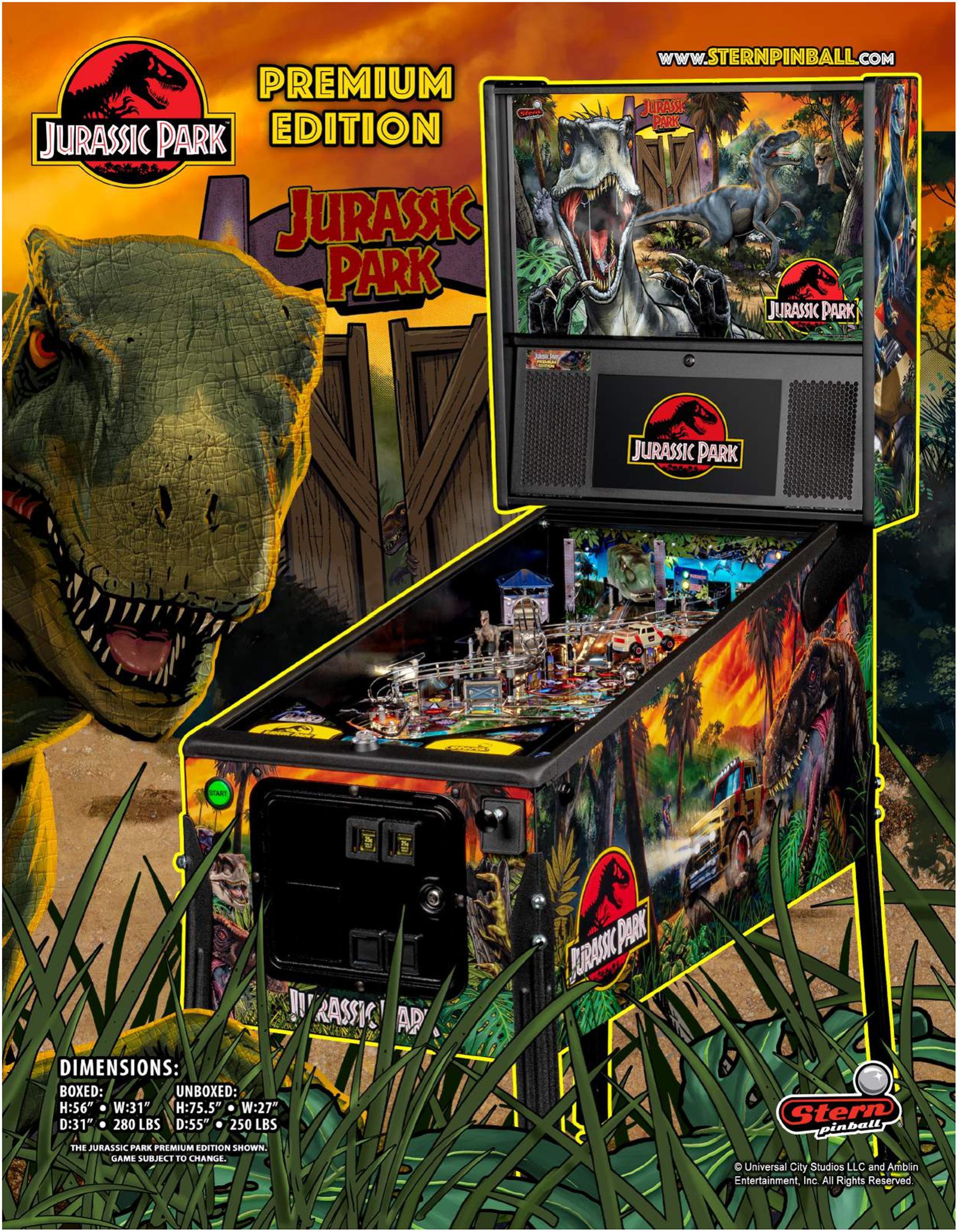 JURASSIC PARK PRE (Stern) Flyer