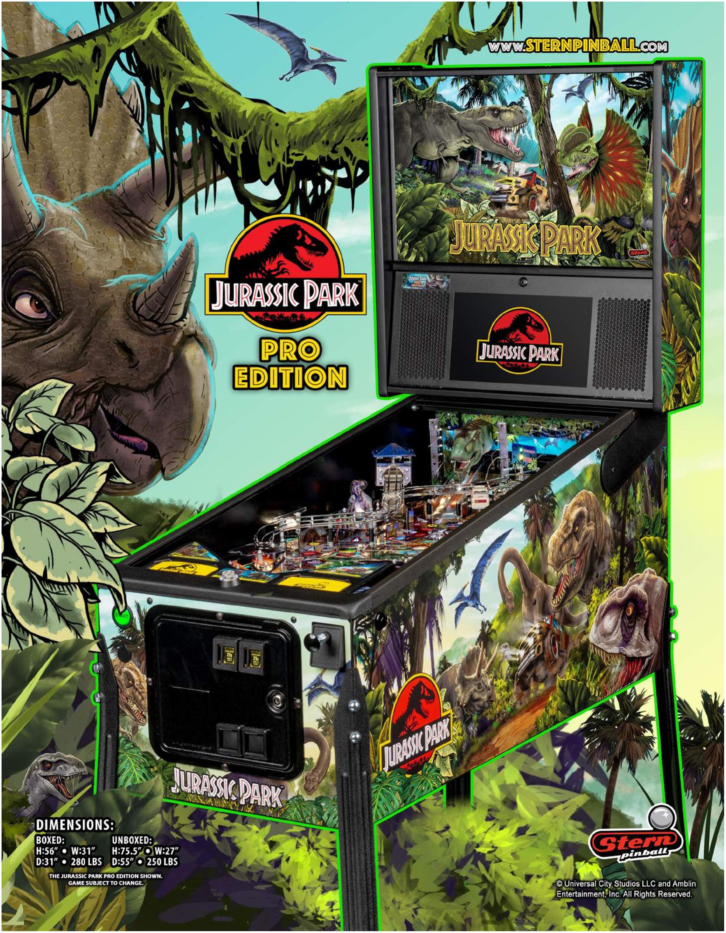 JURASSIC PARK PRO (STERN) FLYER