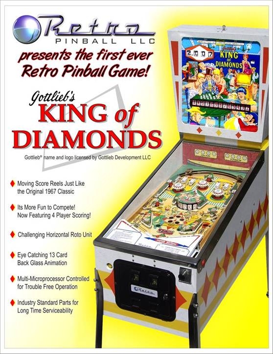 KING OF DIAMONDS (Retro) Flyer