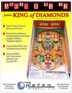 KING OF DIAMONDS (Retro) Flyer