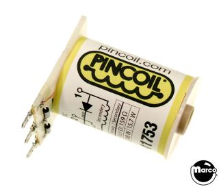 Coil - flipper yellow - low