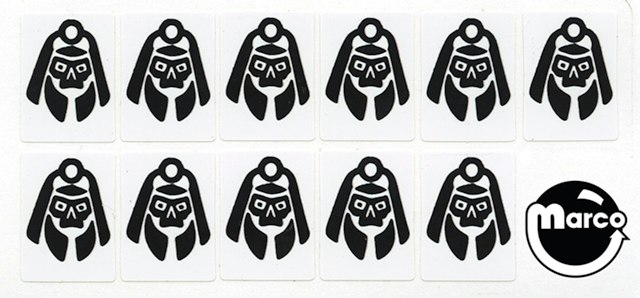 FLASH GORDON (Bally) Target decals (11)