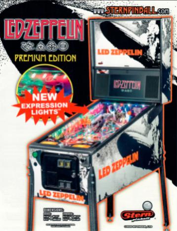 LED ZEPPELIN PRE (Stern) Flyer