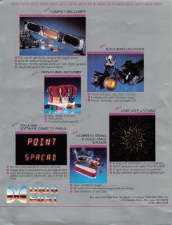 LASER WAR (Data East) Flyer