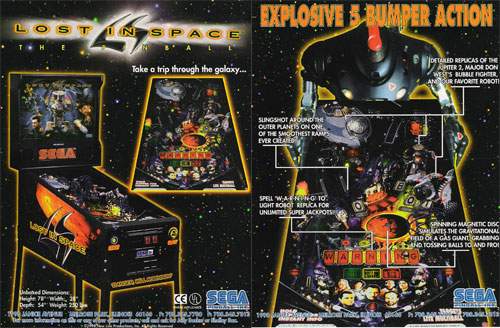 LOST IN SPACE (Sega) Flyer