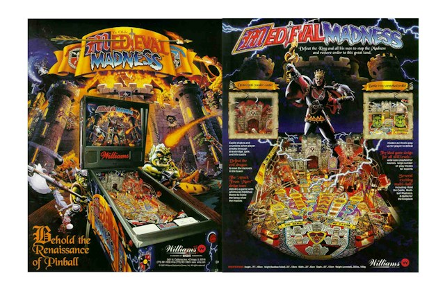 MEDIEVAL MADNESS (Williams) Flyer