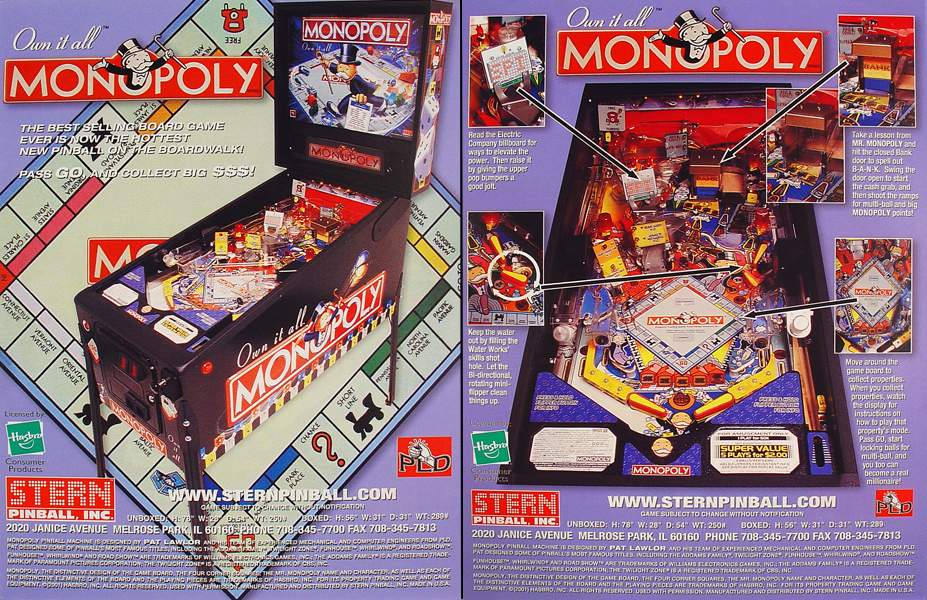MONOPOLY (Stern) Flyer