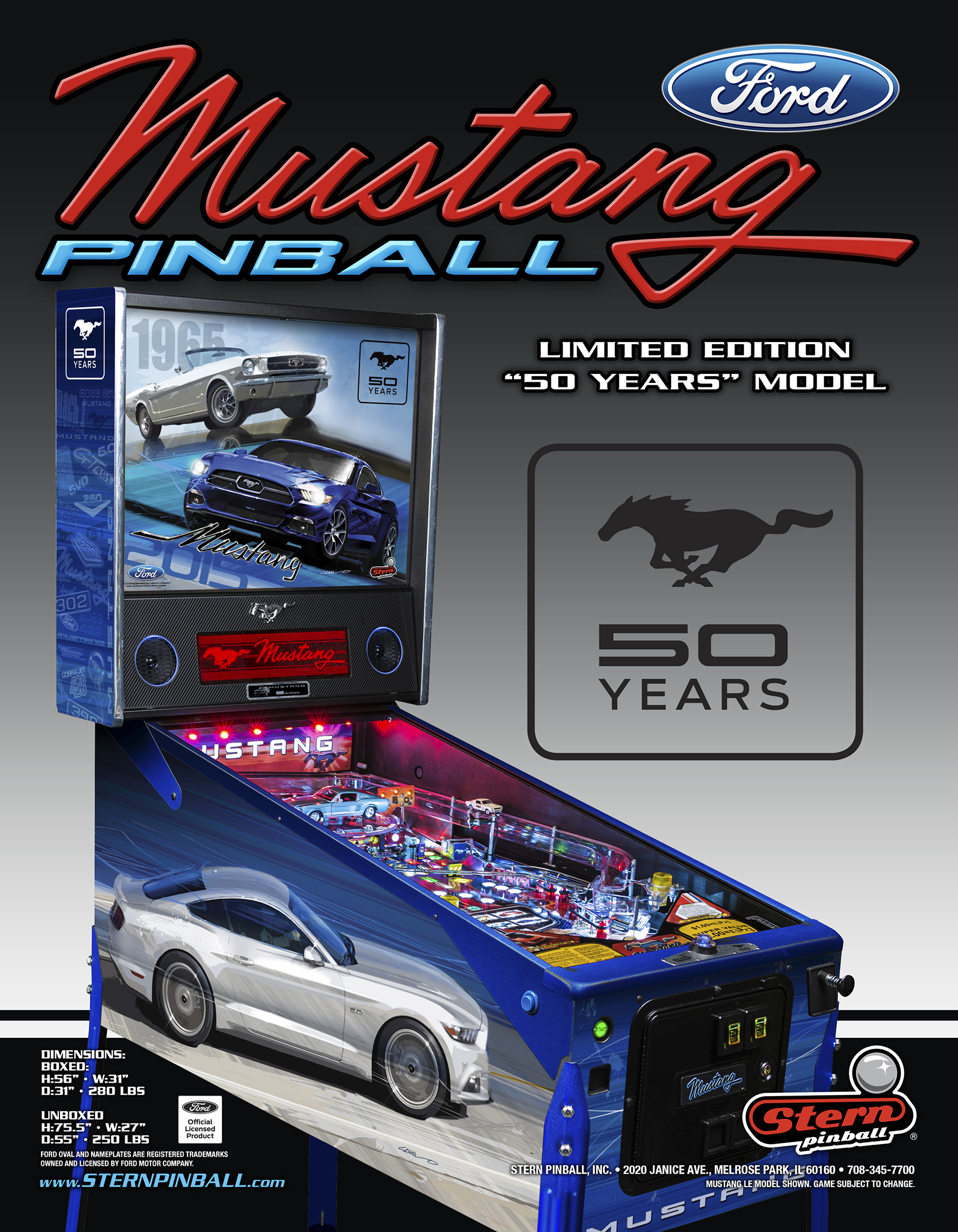 MUSTANG LE 50 YEARS (Stern) Flyer