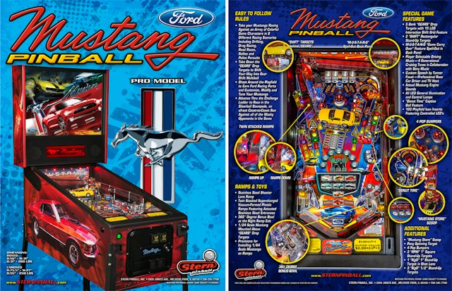 MUSTANG PRO (Stern) Flyer