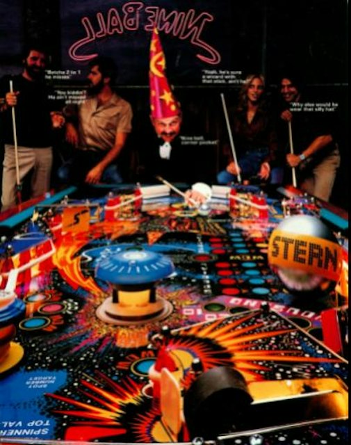 NINE BALL (Stern) Flyer