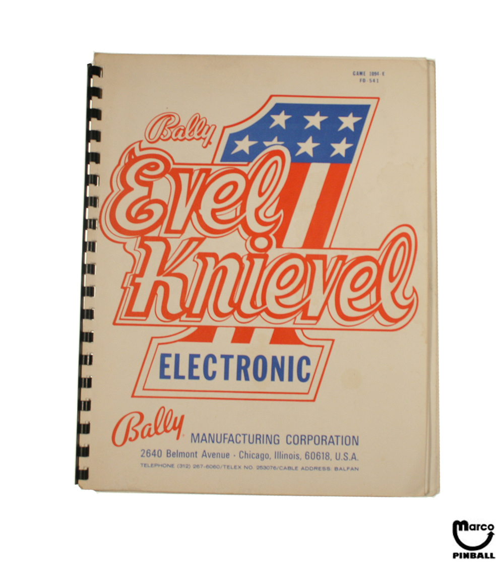 EVEL KNIEVEL (Bally) Manual