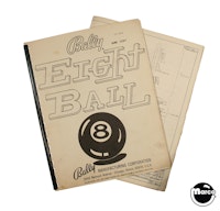 EIGHT BALL (Bally 1977) Manual/Schematic Original
