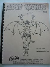 LOST WORLD (Bally) manual